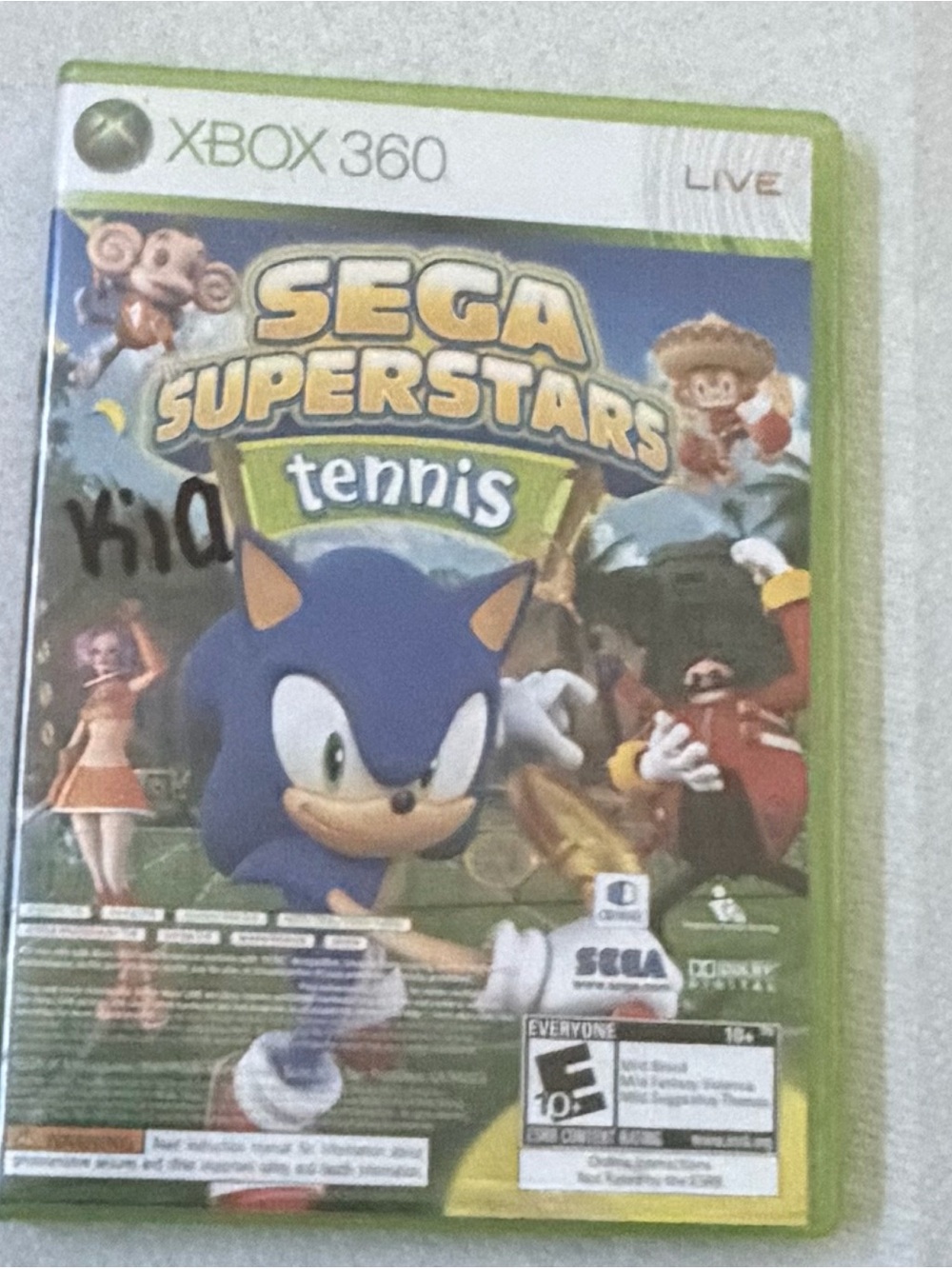 SEGA Superstars Tennis (Xbox 360) - Sonic Blue Edition